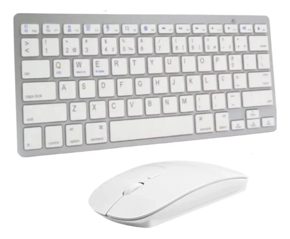 Kit Teclado e Mouse Slim Bluetooth
